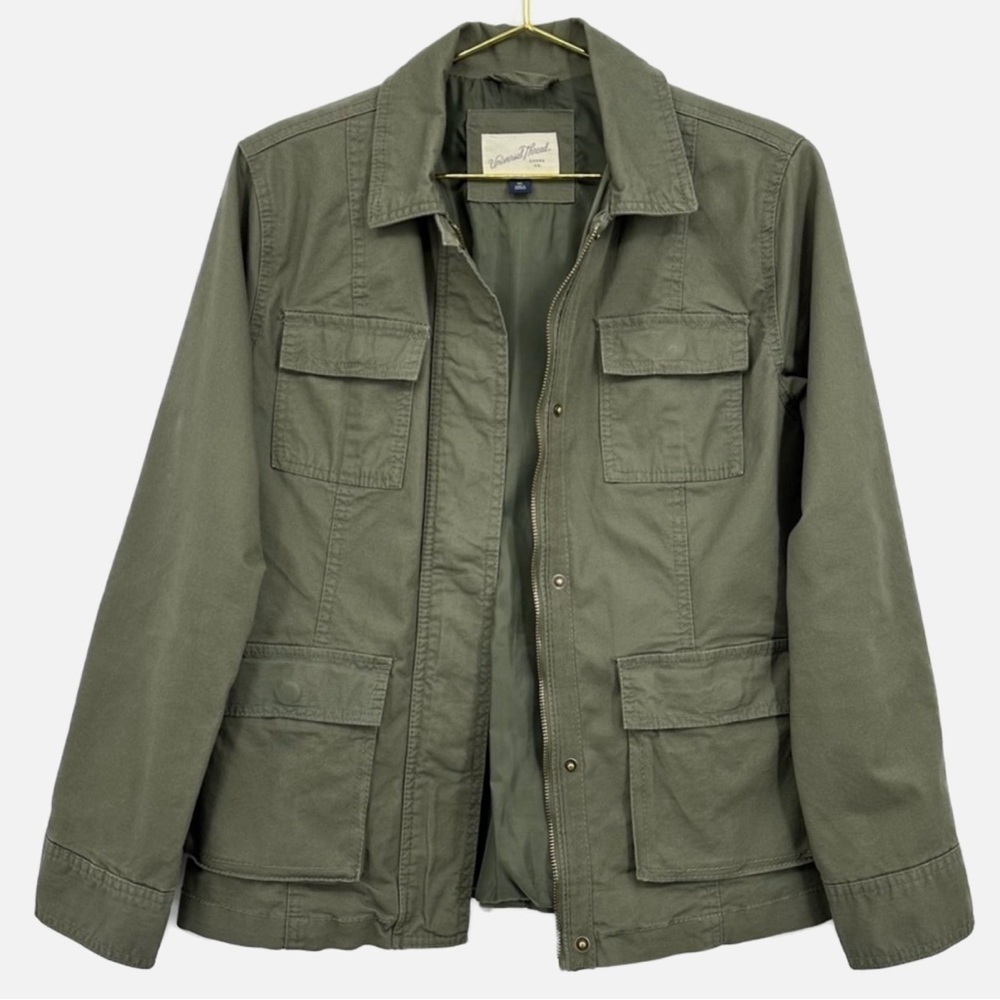 Universal Thread Army Green Cargo Utility Jacket XS - Picture 3 of 14